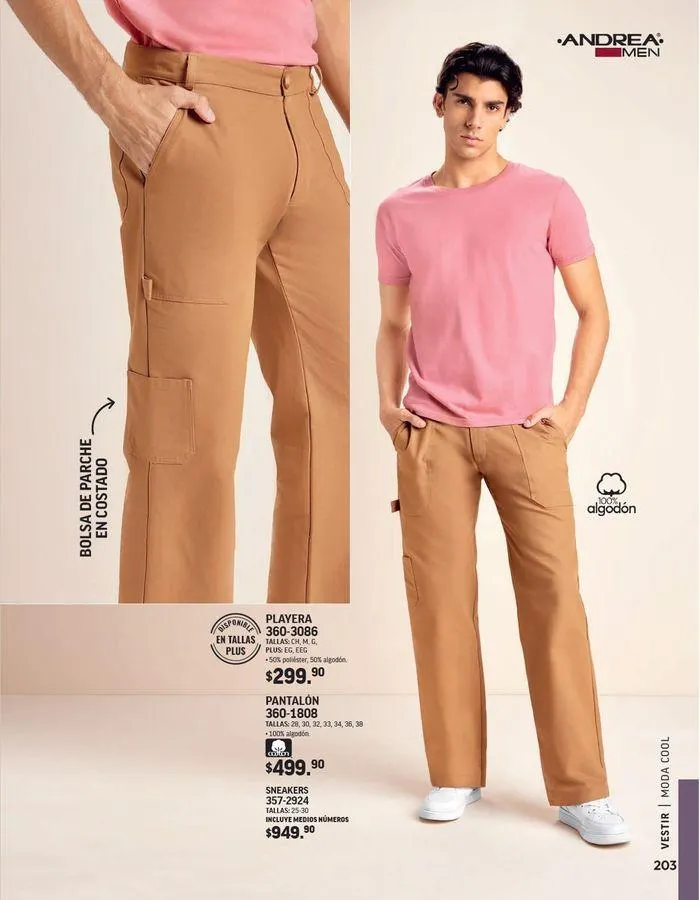 Catálogo de ANDREA - VESTIR CABALLERO 26 de agosto al 25 de enero 2025 - Pagina 84