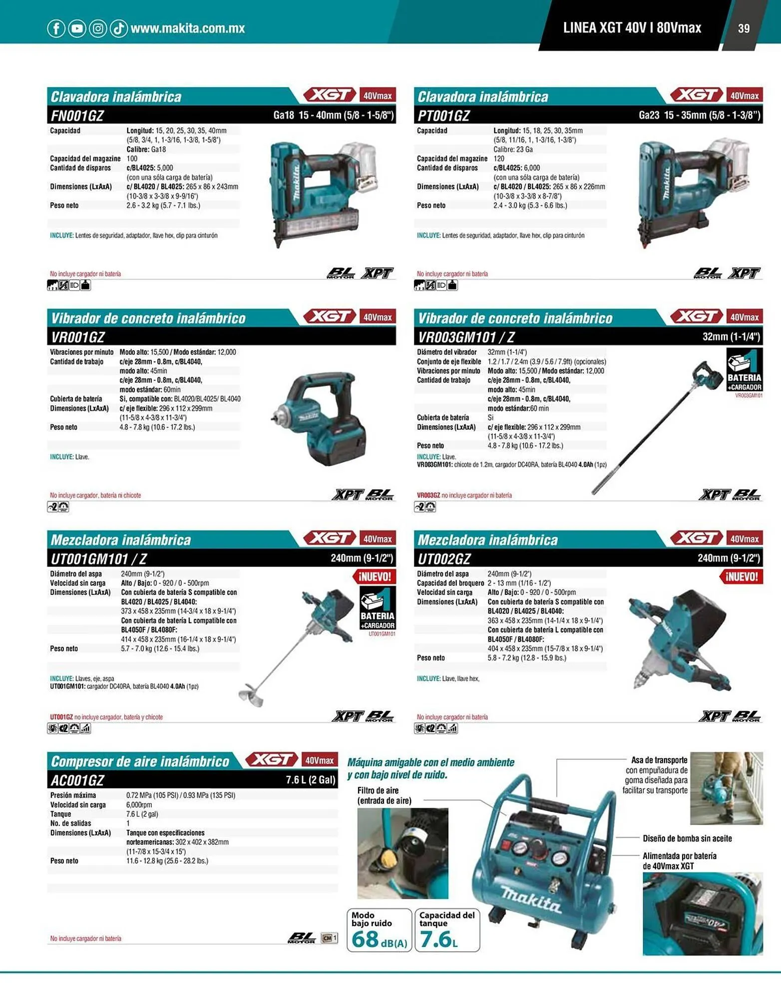 Catálogo de Catálogo Makita 12 de enero al 31 de diciembre 2026 - Pagina 39