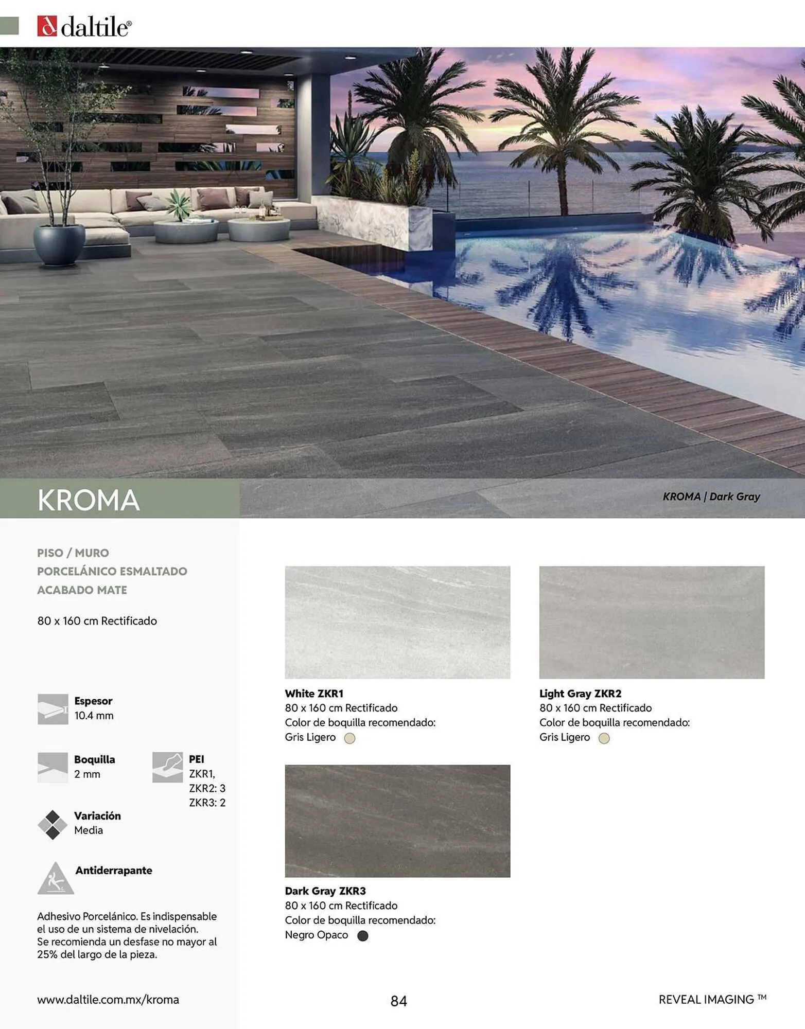 Catálogo de Catálogo Daltile 13 de enero al 31 de diciembre 2026 - Pagina 84