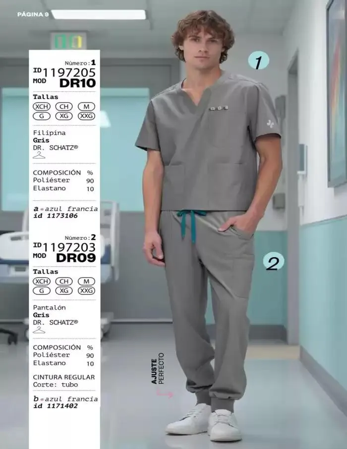 Catálogo de PIJAMAS QUIRURGICAS | ACO | 2025 | 1E 1 de marzo al 30 de septiembre 2025 - Pagina 9