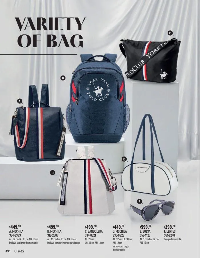 Catálogo de ANDREA - BOLSAS Y ACCESORIOS 26 de agosto al 25 de enero 2025 - Pagina 18