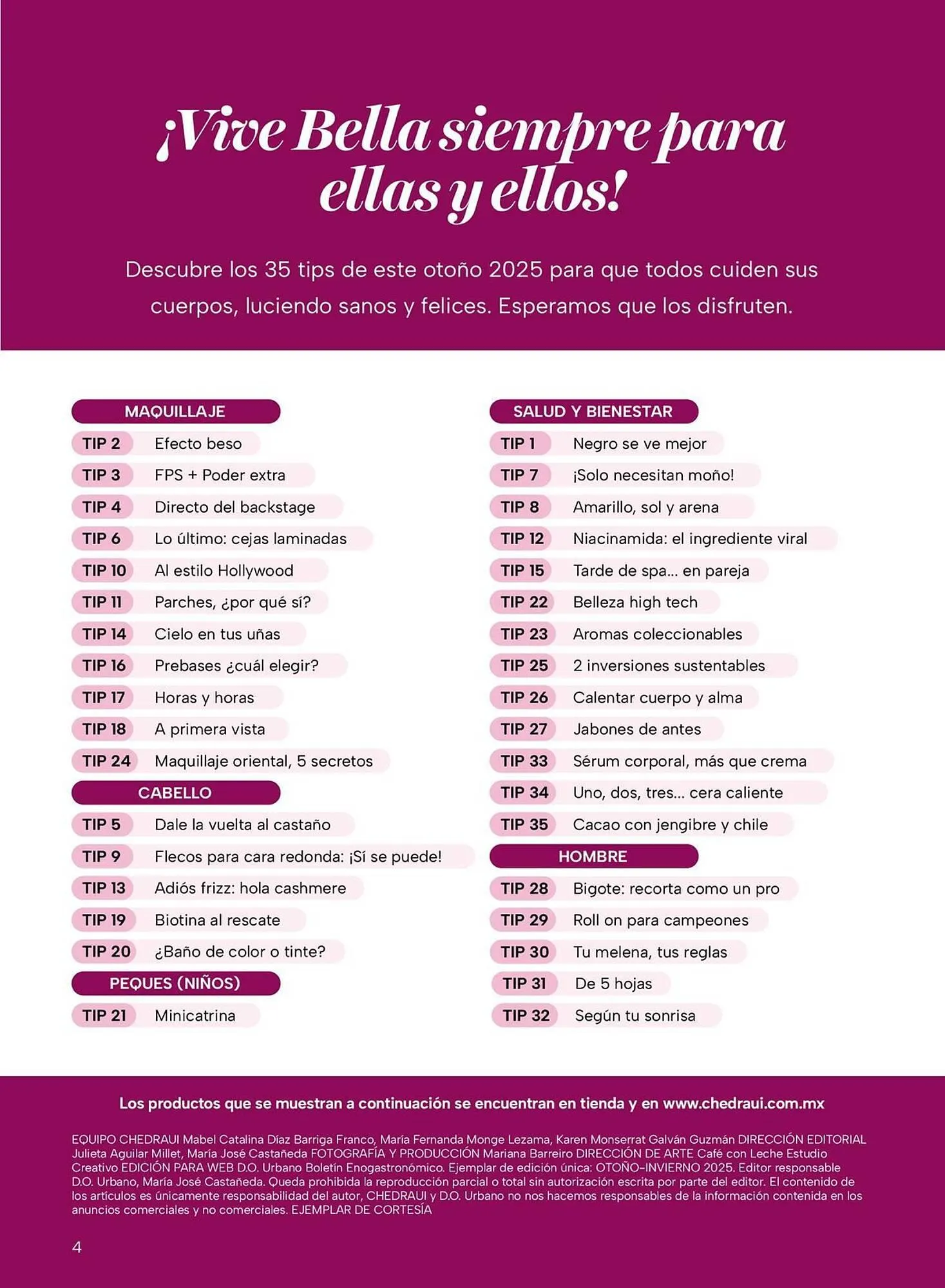 Catálogo de Folleto Chedraui 5 de noviembre al 31 de diciembre 2025 - Pagina 4