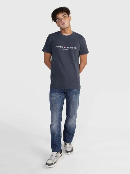 Playera tommy hilfiger con logo bordado de hombre Tommy Hilfiger