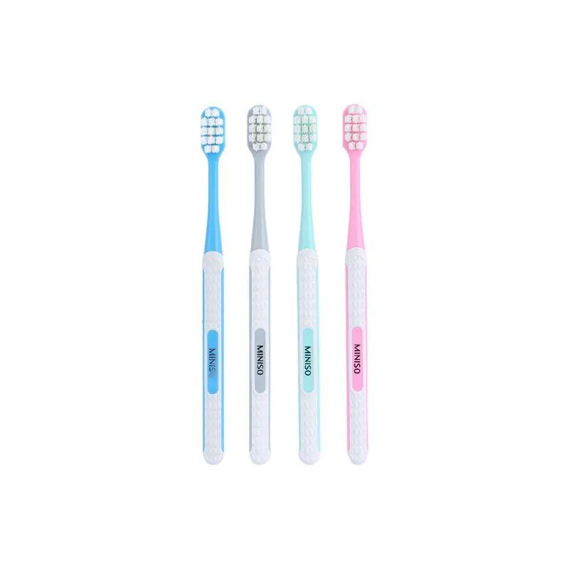 Set Cepillo De Dientes Sintéticos Multicolores 4 Piezas