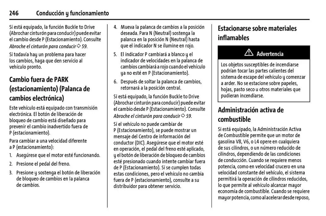 Catálogo de Cheyenne 2025 Manual del propietario 22 de enero al 31 de diciembre 2025 - Pagina 247