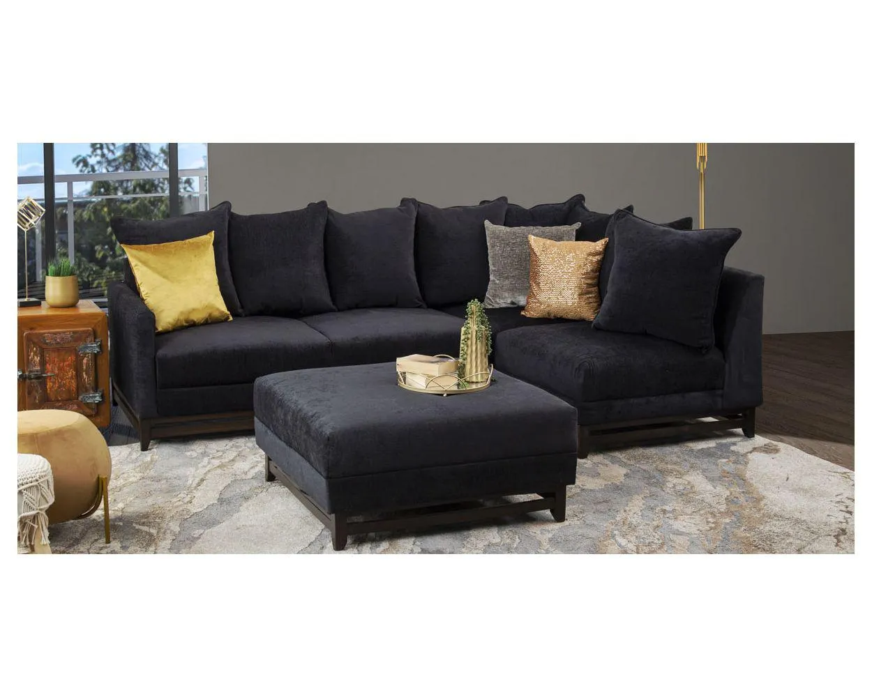 Sala Modular Derecha Adelei Negro