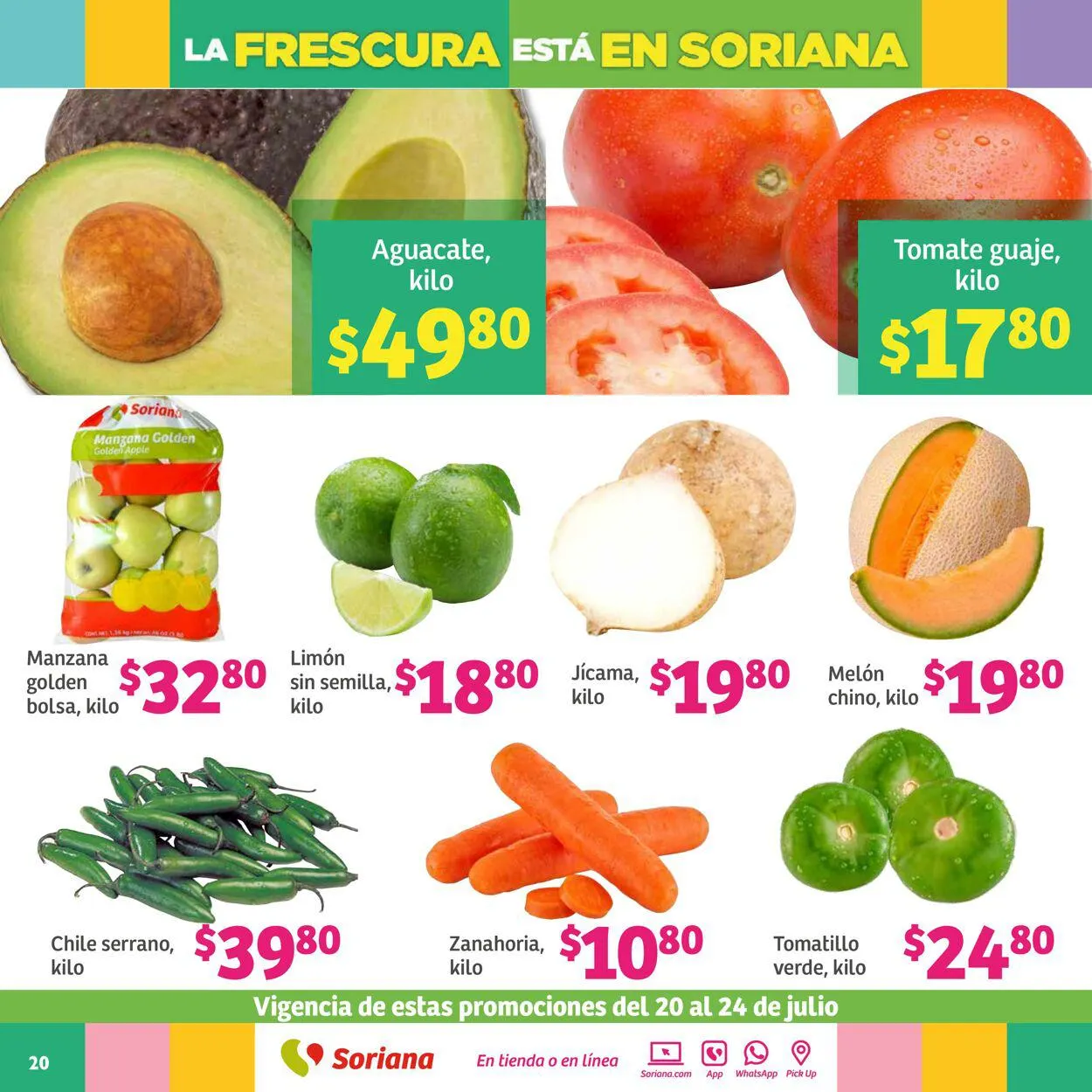 Catálogo de Soriana - Folleto Julio Regalado Super Nacional Oferta actual 20 de julio al 26 de julio 2023 - Pagina 20