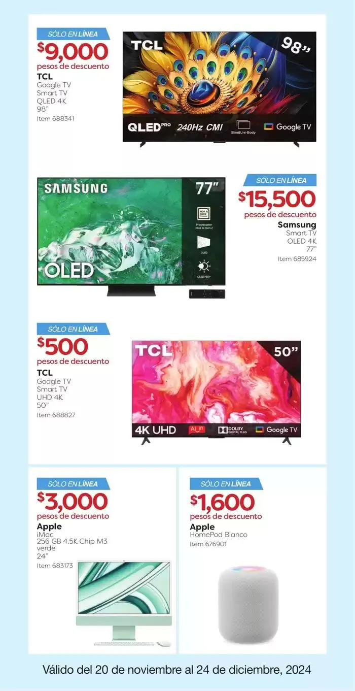 Catálogo de Cuponera Costco 20 de noviembre al 24 de diciembre 2024 - Pagina 26