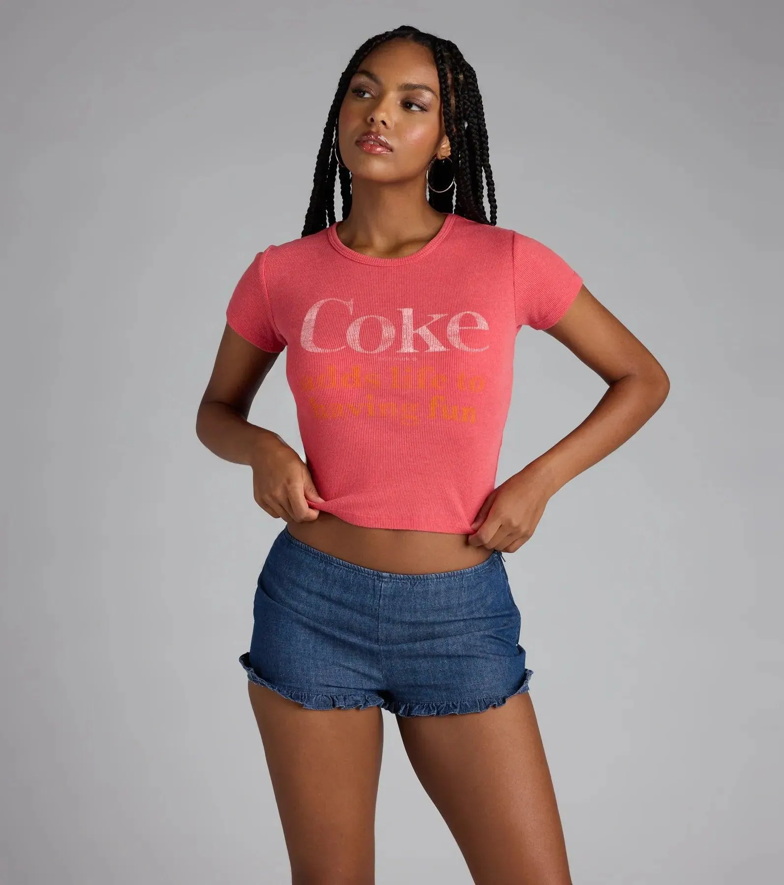 Coke ® Graphic Crop Tee
