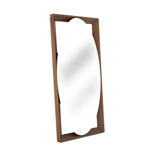 ESPEJO DE PIE MILI NOGAL