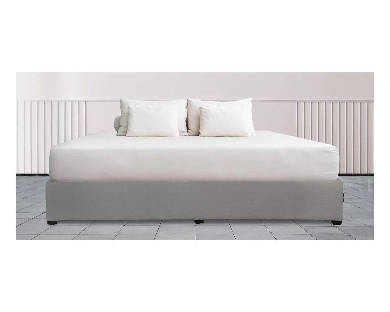 Base De Cama King Size Kuant Gris