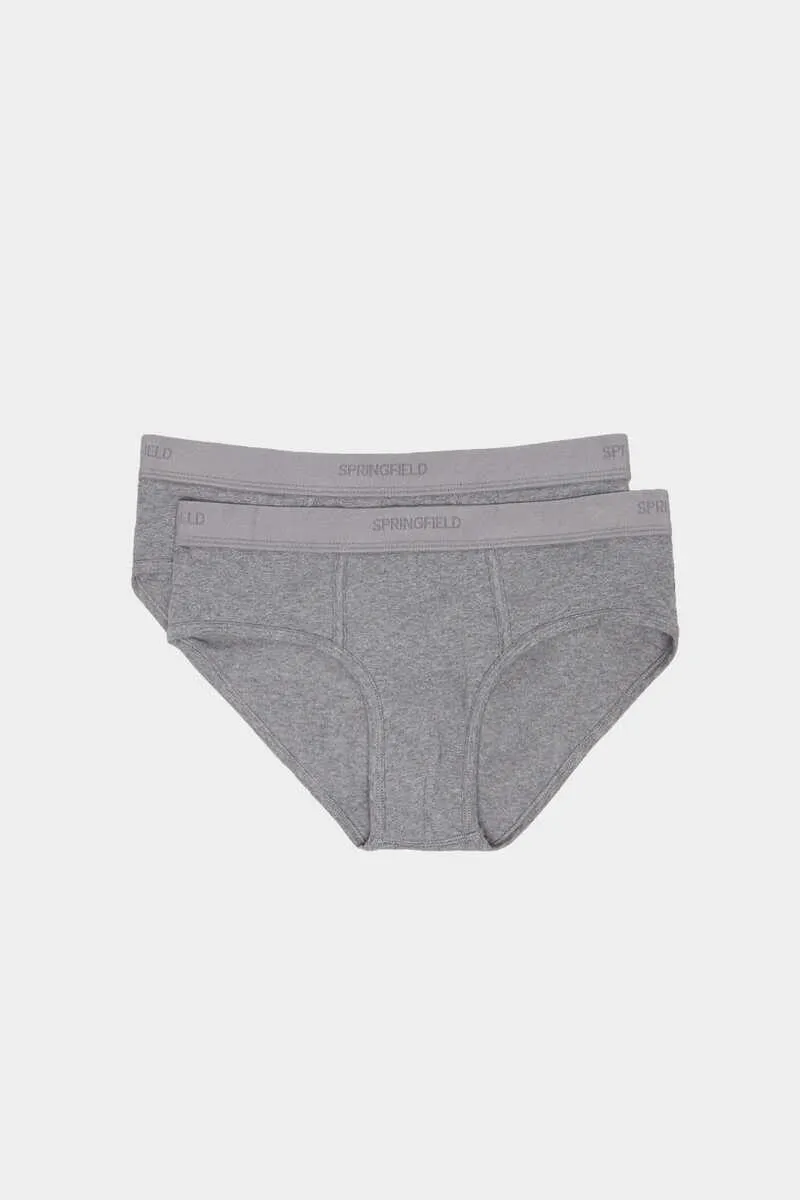 Pack 2 slip básicos algodón