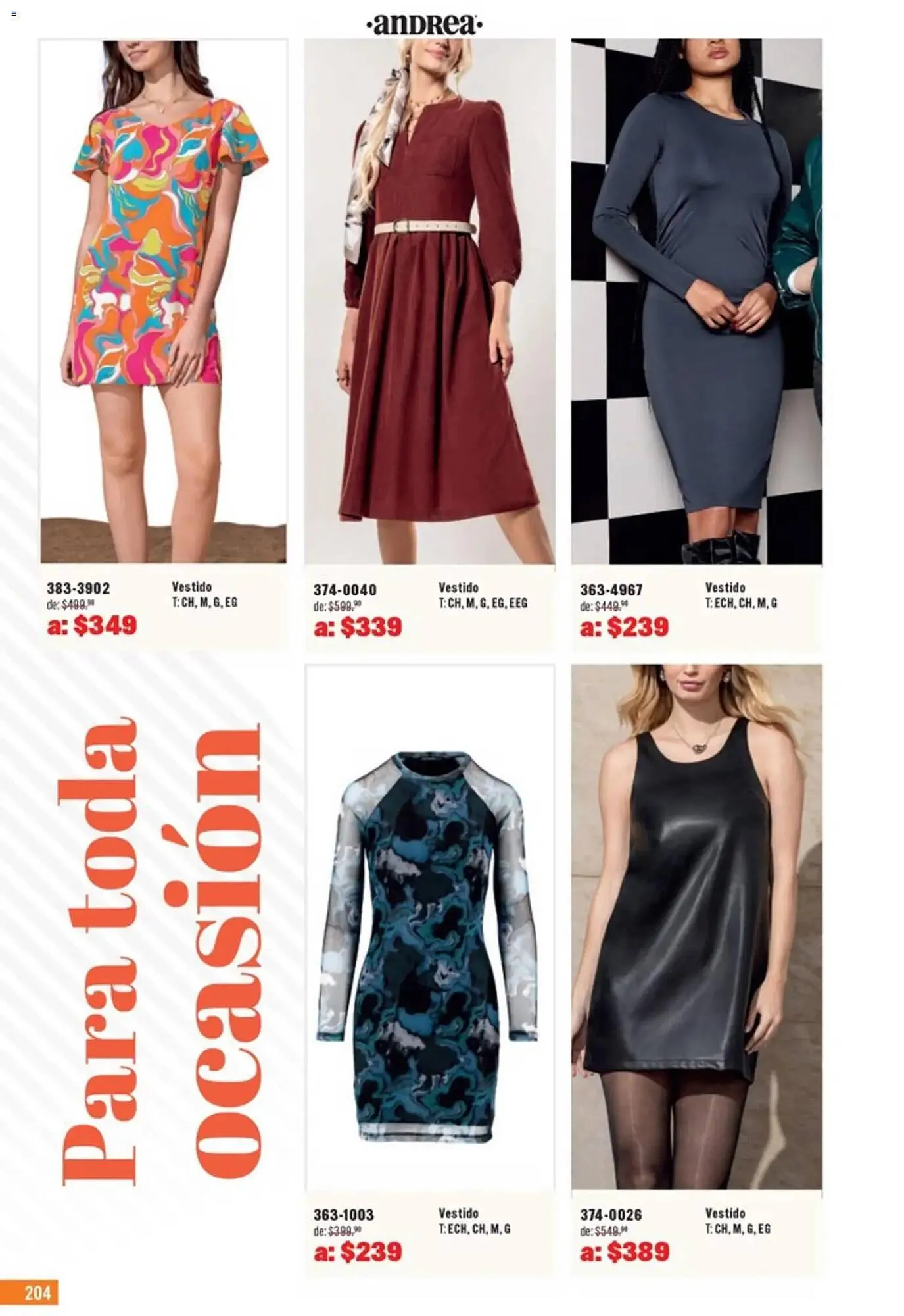 Catálogo de Catálogo Andrea 5 de abril al 2 de mayo 2026 - Pagina 204