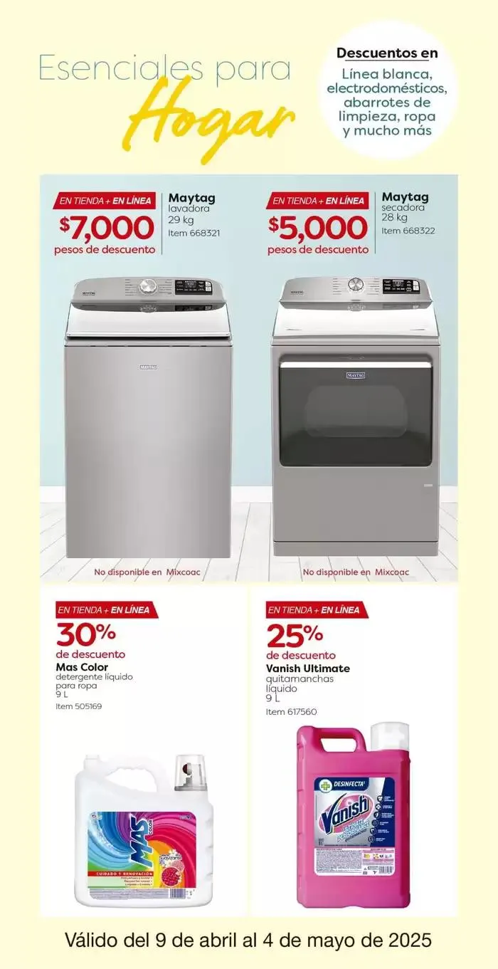 Catálogo de Cuponera Costco 9 de abril al 4 de mayo 2025 - Pagina 6