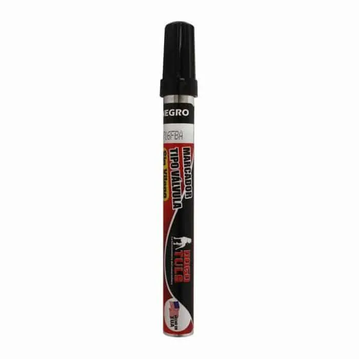 Marcador De Pintura Liquida Tipo Valvula Sin Xileno Color Negro UK2006
