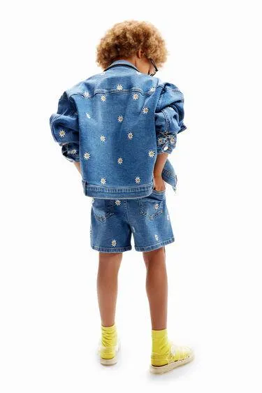 Chaqueta vaquera trucker margaritas