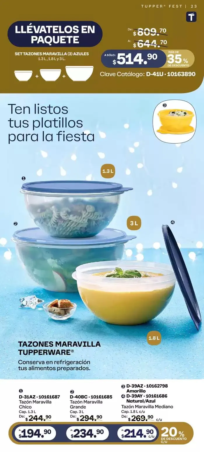 Catálogo de Tupper Tips 20 de diciembre al 29 de diciembre 2024 - Pagina 23