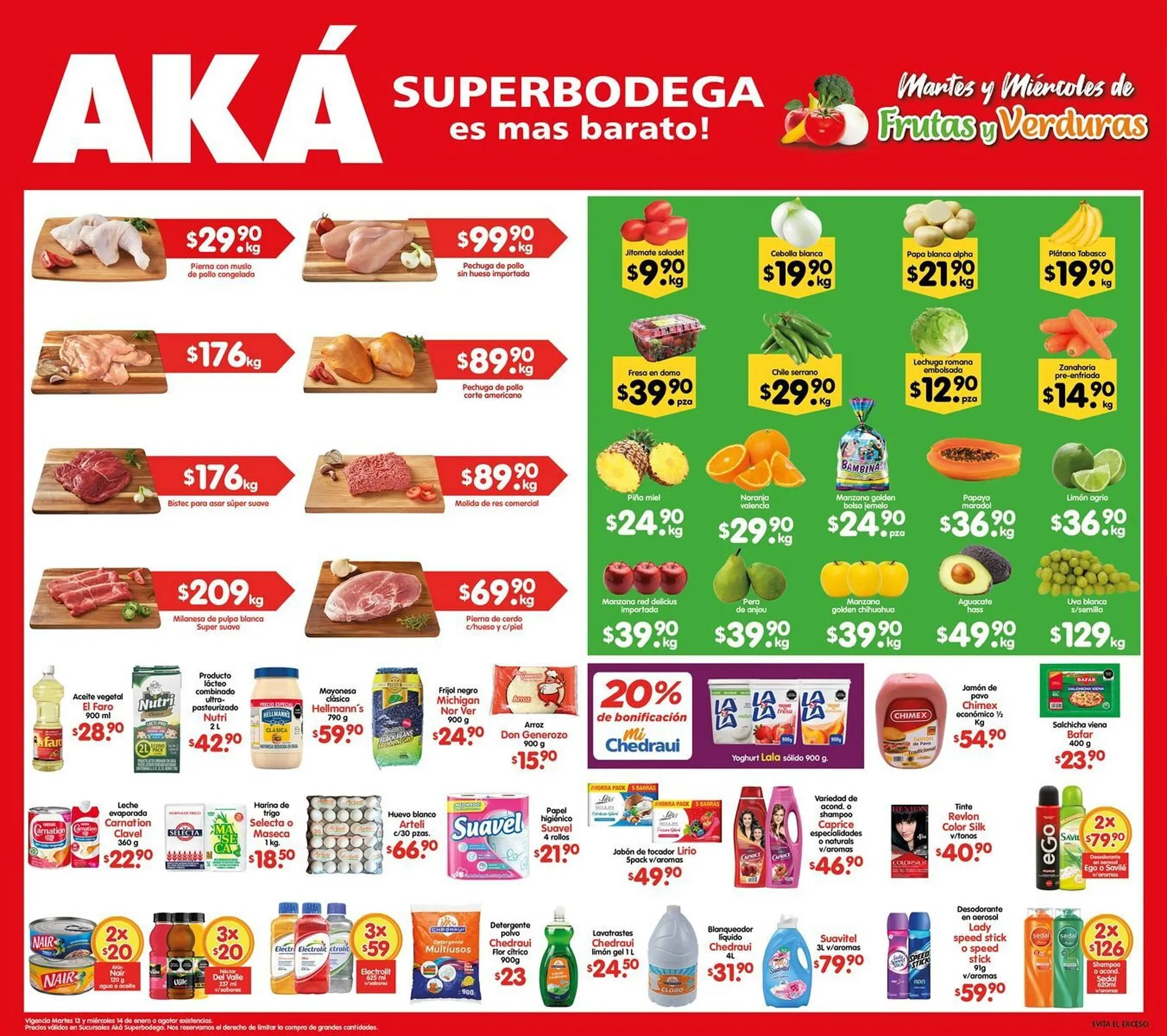 Catálogo de Catálogo AKÁ Superbodega 13 de enero al 14 de enero 2026 - Pagina 1
