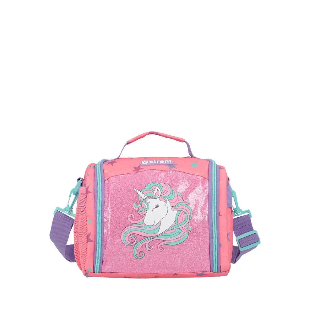 Lonchera térmica New Break unicornios rosada
