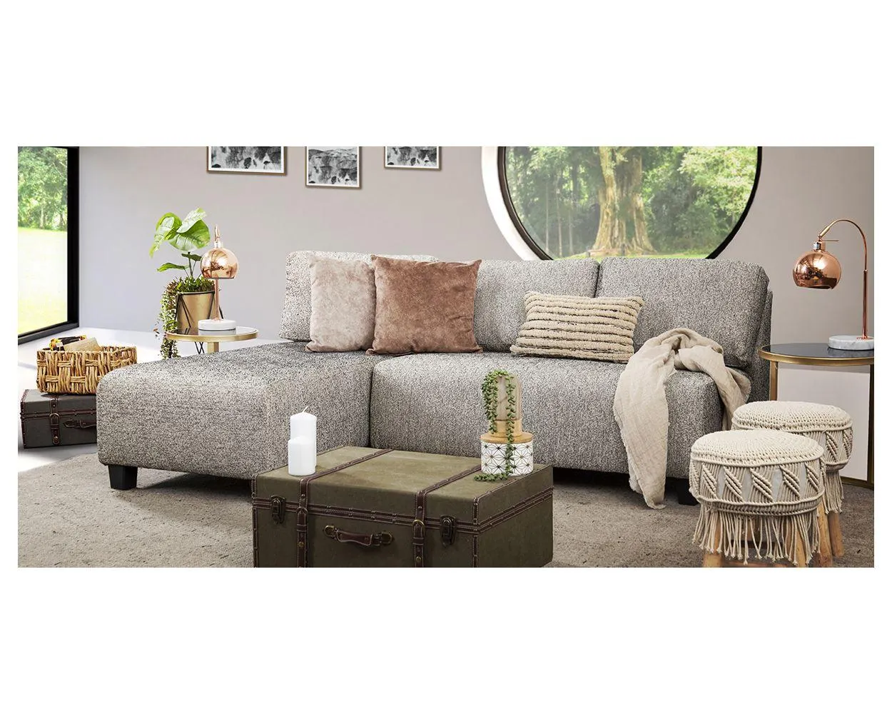 Sala Modular Louis Plata