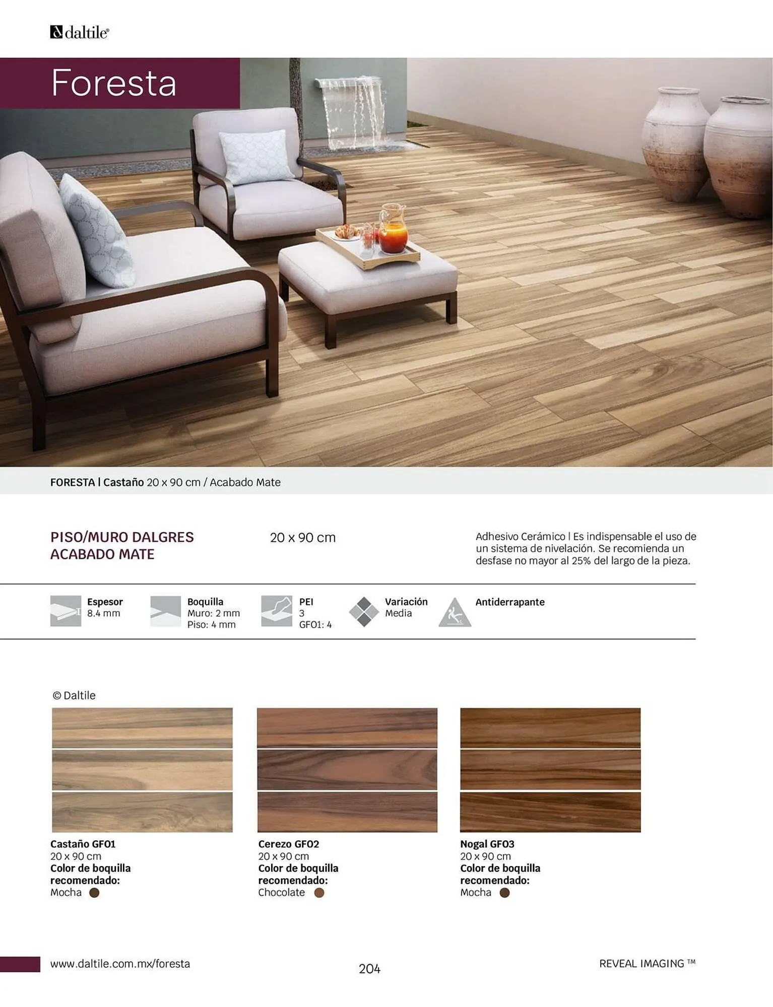 Catálogo de Catálogo Daltile 1 de enero al 31 de diciembre 2024 - Pagina 204