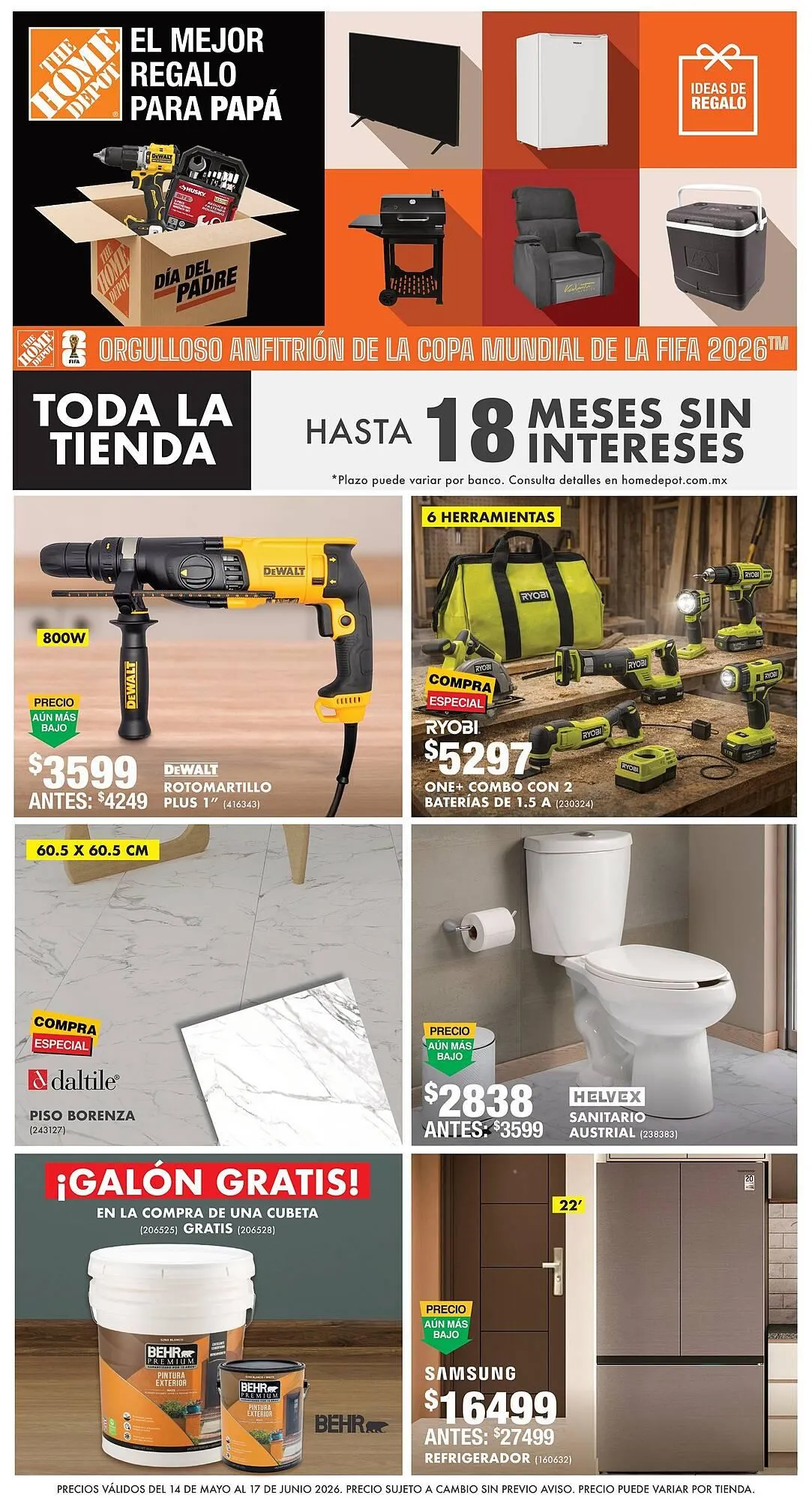 Catálogo de Catálogo The Home Depot 14 de mayo al 17 de junio 2026 - Pagina 1