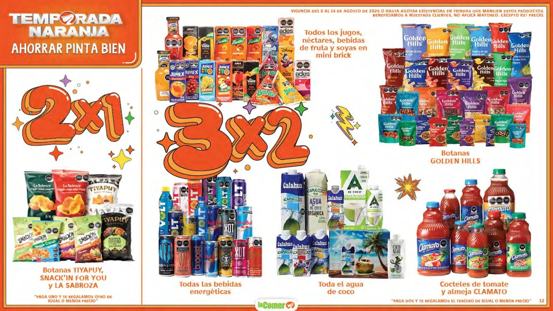Catálogo de Catálogo La Comer 6 de agosto al 14 de agosto 2025 - Pagina 12