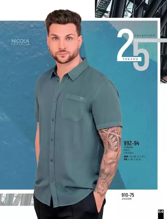 Catálogo de Catálogo Cklass Ropa Caballero Primavera Verano 2025 8 de enero al 30 de junio 2025 - Pagina 70