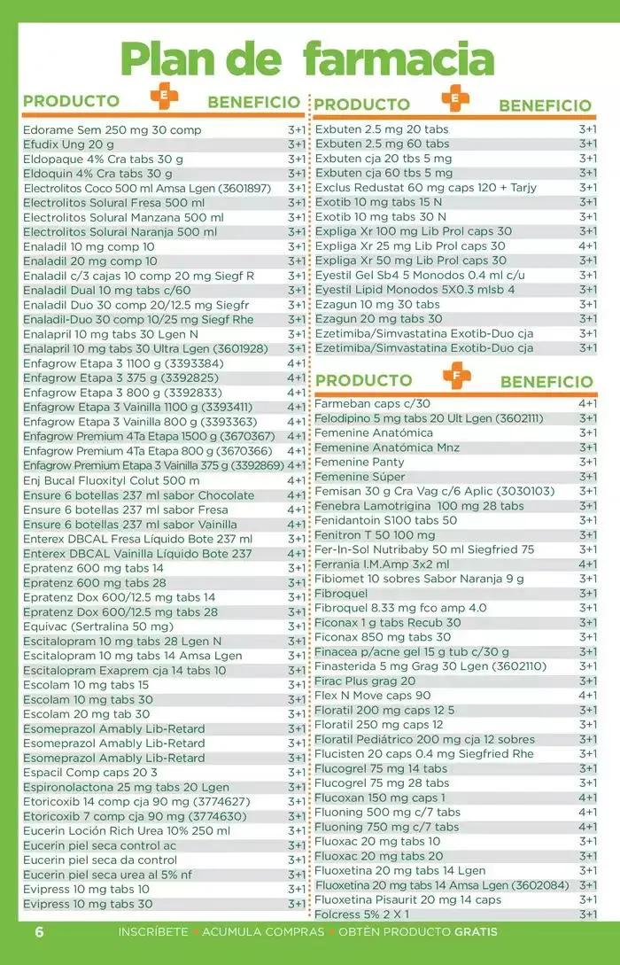 Catálogo de Plan de Farmacia 17 de octubre al 31 de diciembre 2024 - Pagina 6