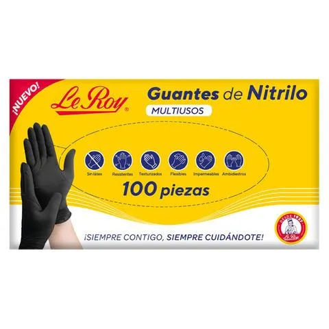 Le Roy Guantes de Nitrilo Multiusos