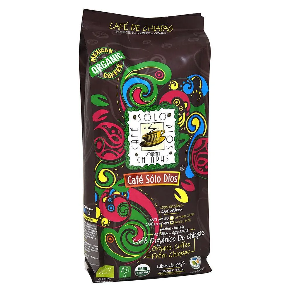Café Tostado en Grano Solo Dios 1 Kg