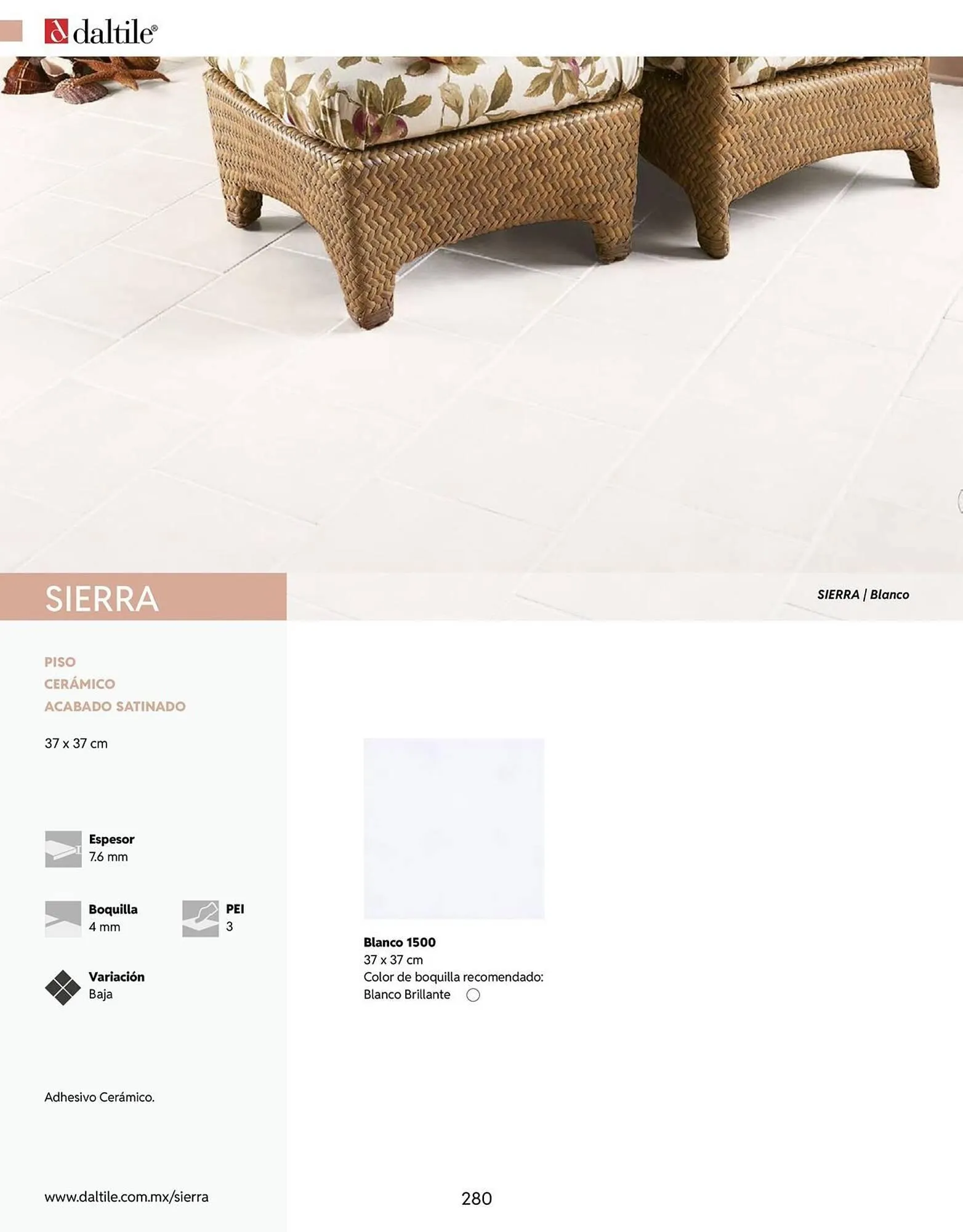 Catálogo de Catálogo Daltile 13 de enero al 31 de diciembre 2026 - Pagina 280