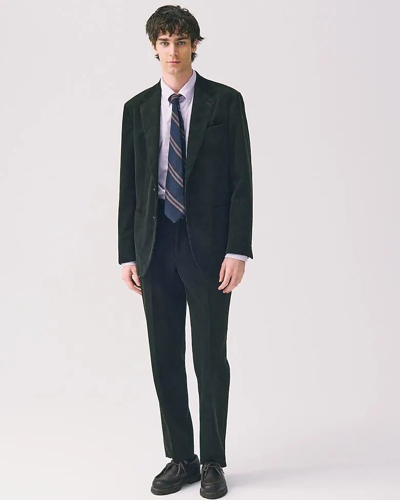 Crosby Classic-fit suit jacket in Italian corduroy