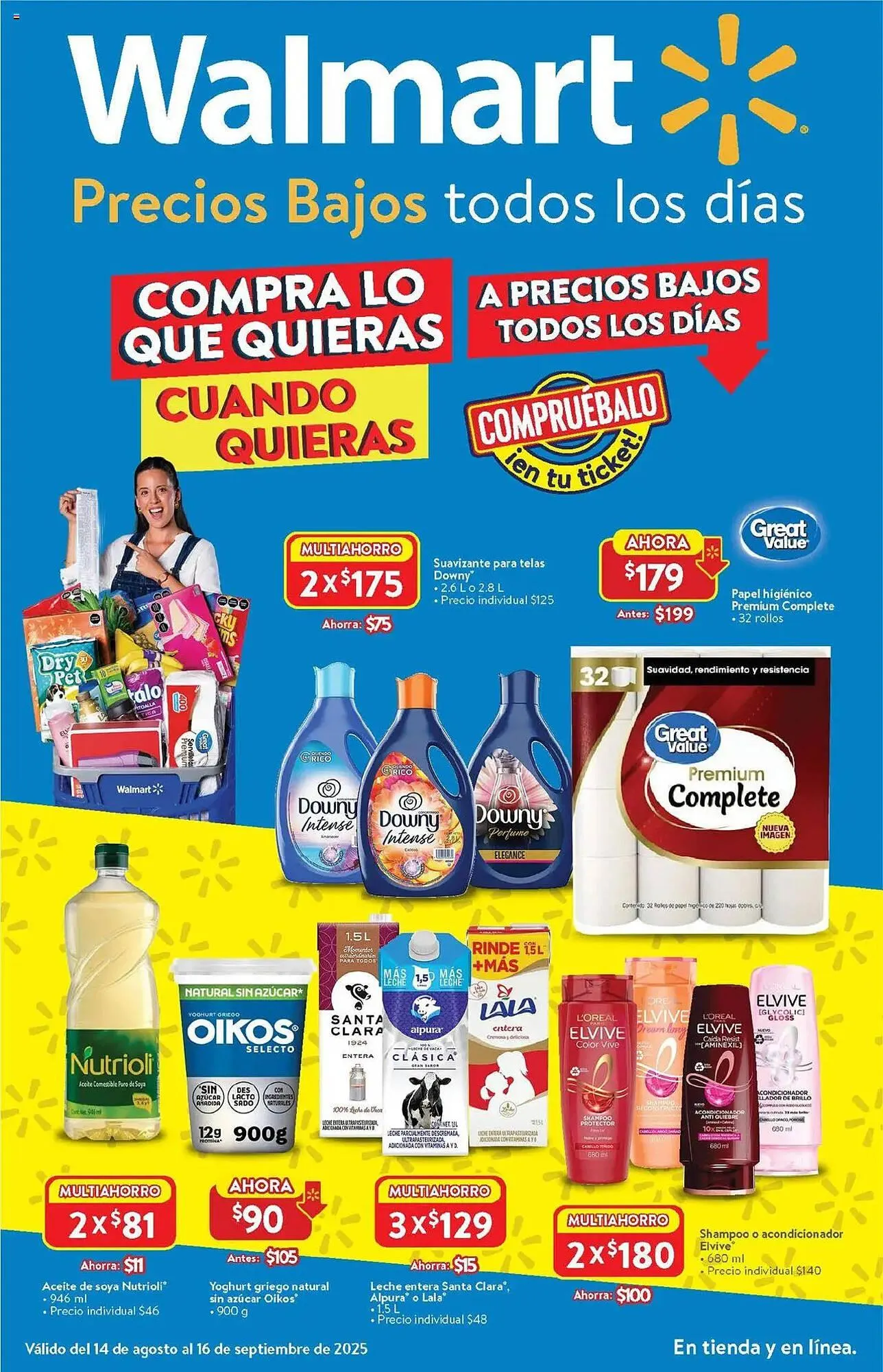 Catálogo de Catálogo Walmart 14 de agosto al 17 de septiembre 2025 - Pagina 1
