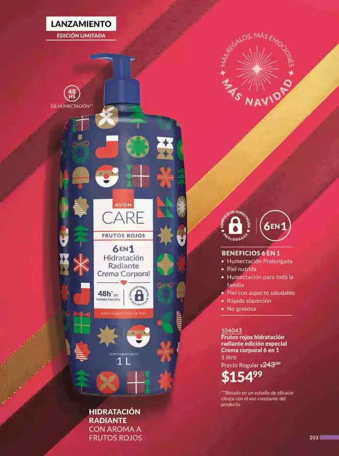 Catálogo de Avon COSMÉTICOS C18 9 de octubre al 15 de noviembre 2024 - Pagina 203