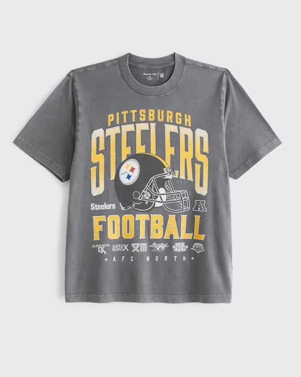 Pittsburgh Steelers Vintage-Inspired Graphic Tee