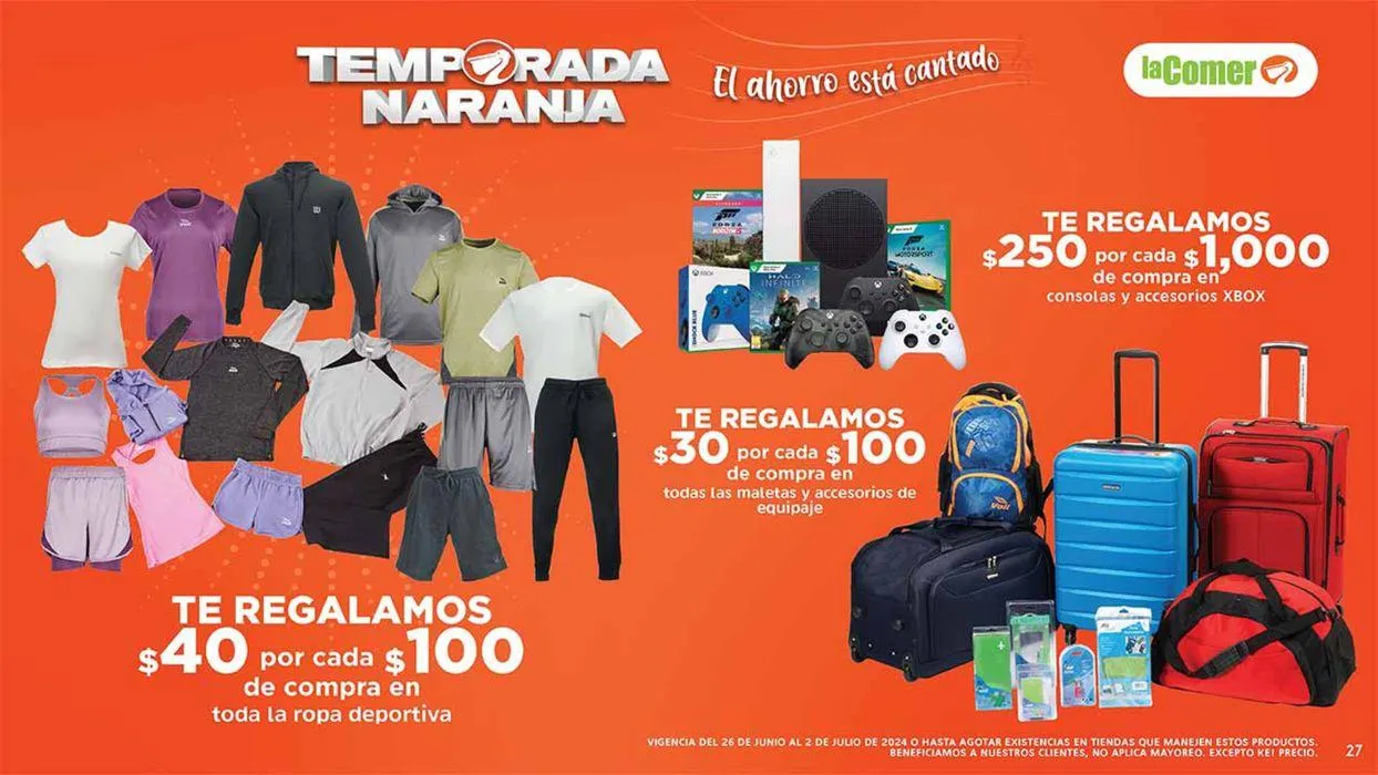 Catálogo de Temporada Naranja 26 de junio al 2 de julio 2024 - Pagina 27