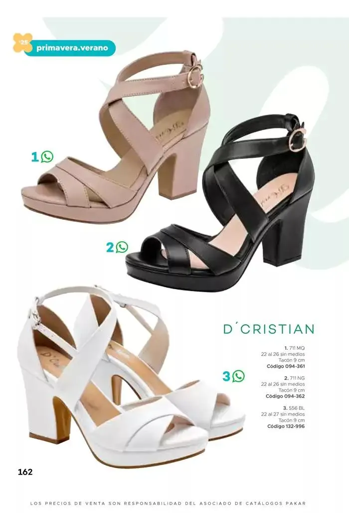 Catálogo de Pakar Sandalia 31 de enero al 31 de mayo 2025 - Pagina 162