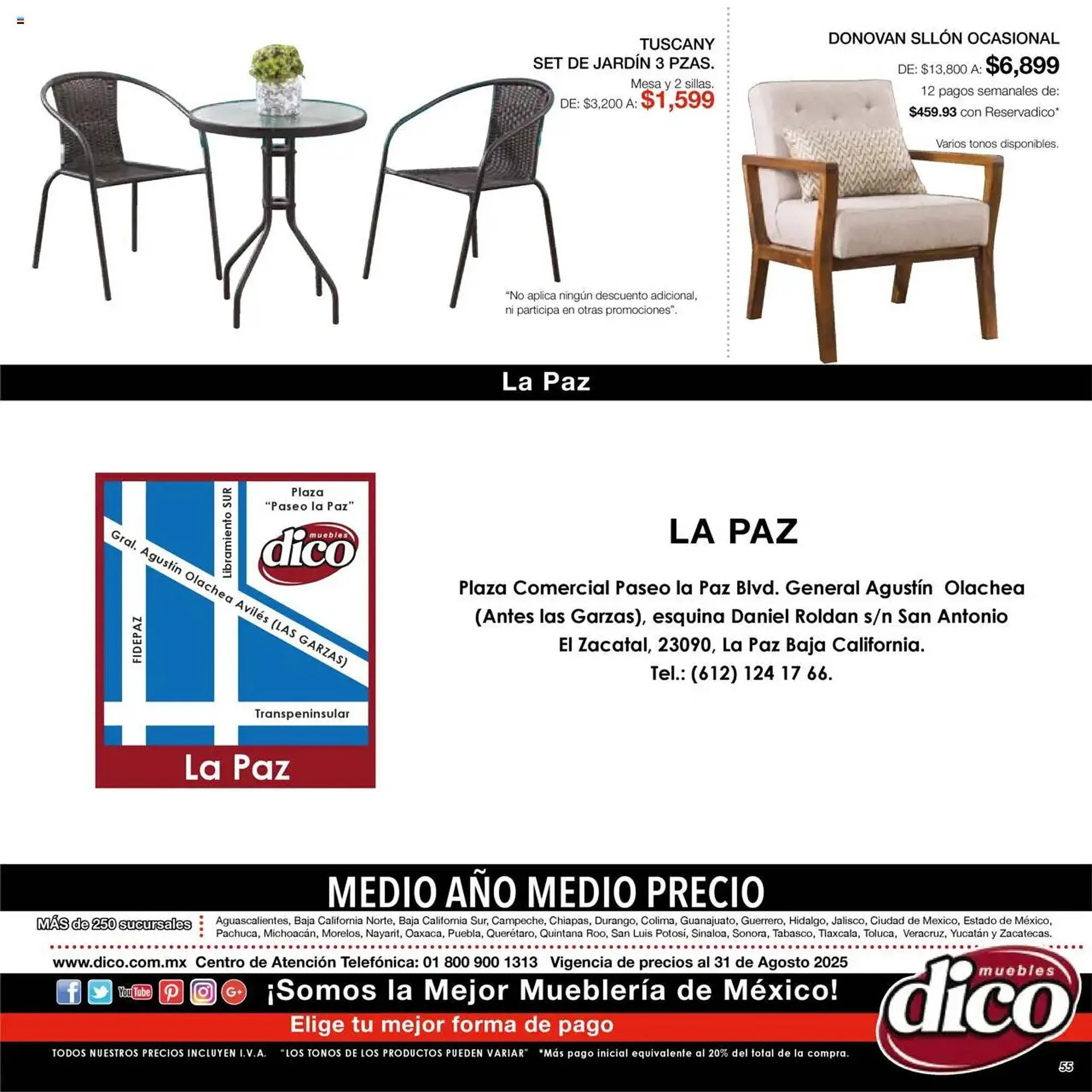 Catálogo de Catálogo Muebles Dico 1 de agosto al 1 de septiembre 2025 - Pagina 55