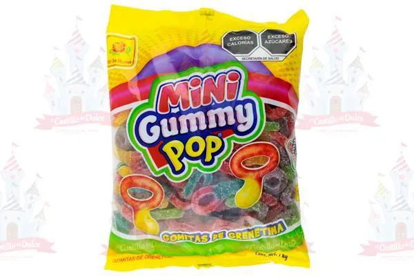 GOMA MINI GUMMY POP 8/1 KG DE LA ROSA