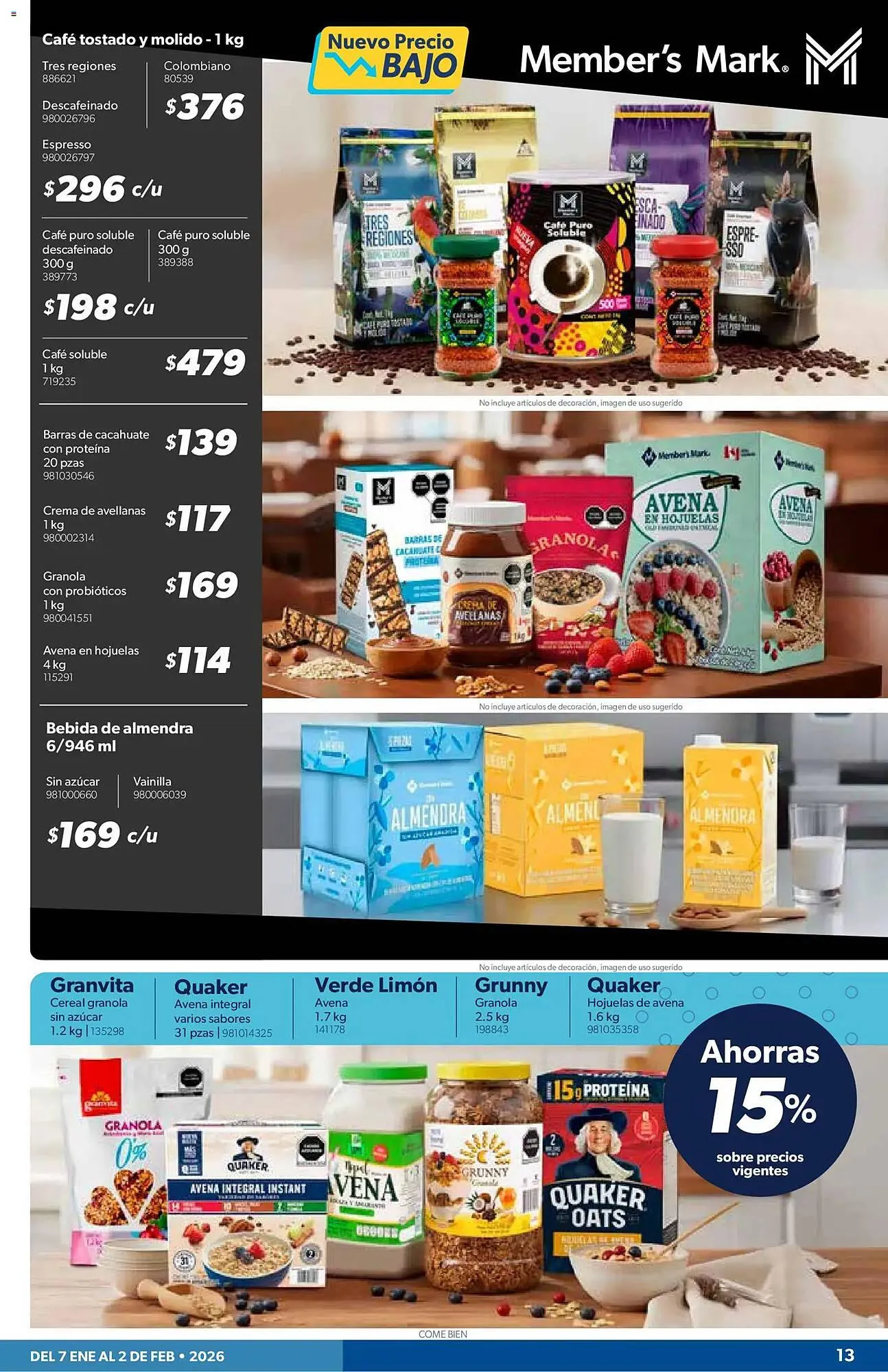 Catálogo de Catálogo Sam's Club 7 de enero al 3 de febrero 2026 - Pagina 13