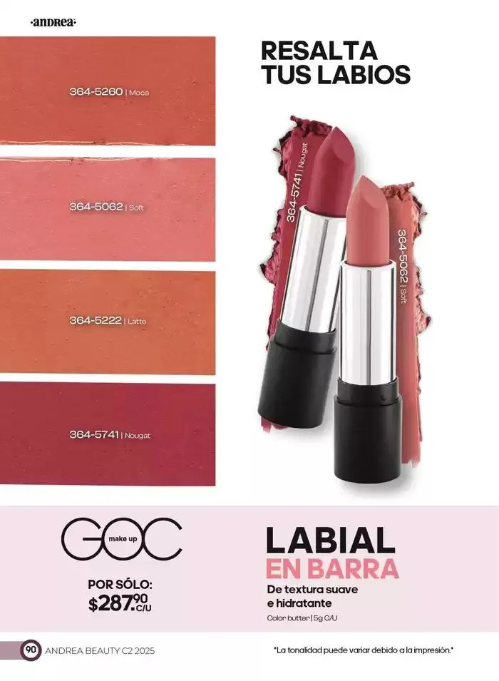 Catálogo de ANDREA | BELLEZA INTEGRAL DAMA 21 de marzo al 20 de abril 2025 - Pagina 90