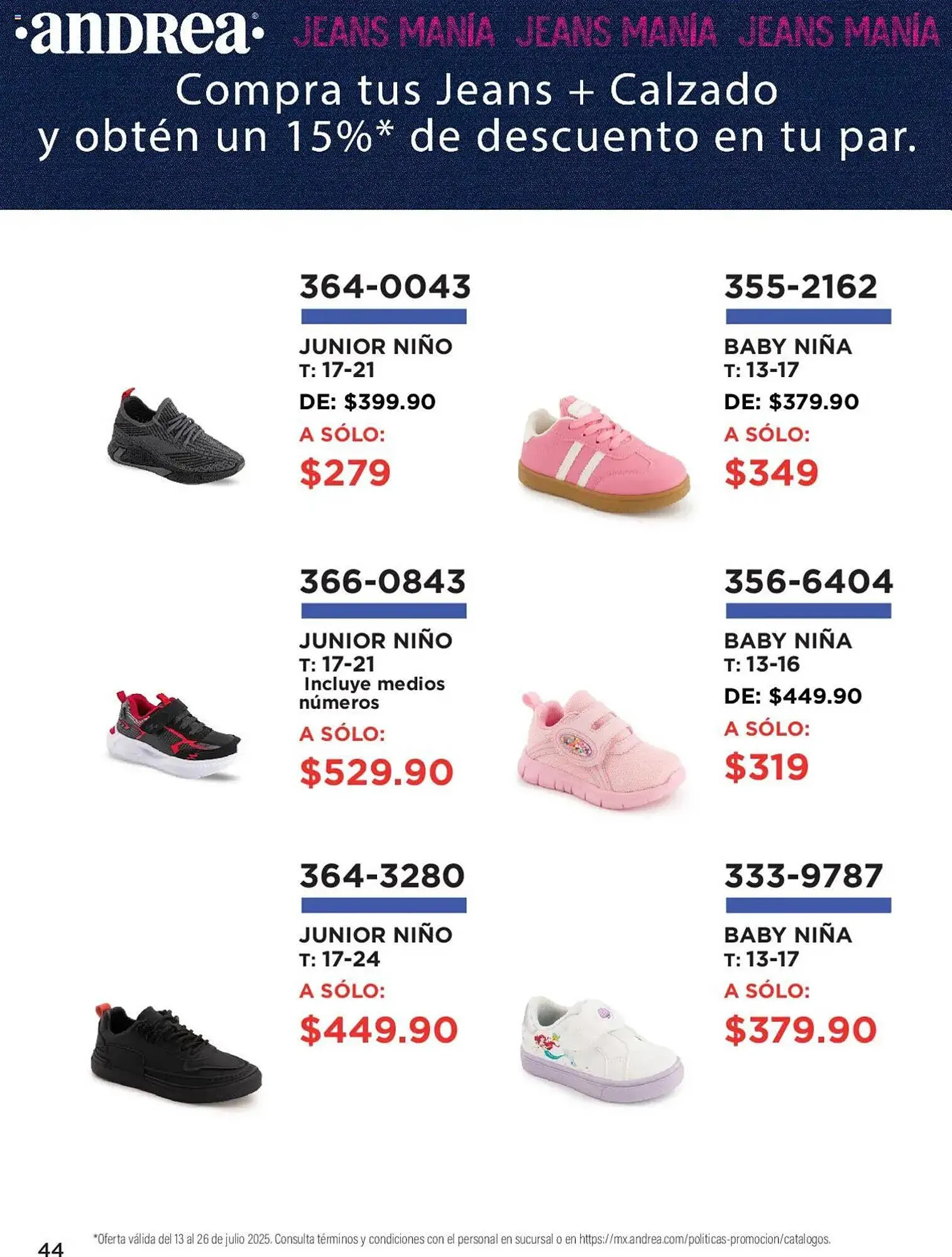 Catálogo de Catálogo Andrea 13 de julio al 27 de julio 2025 - Pagina 44