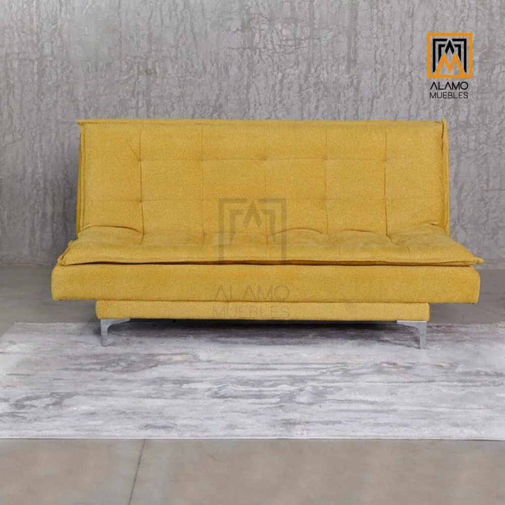 Sofá Cama Matrimonial Mostaza
