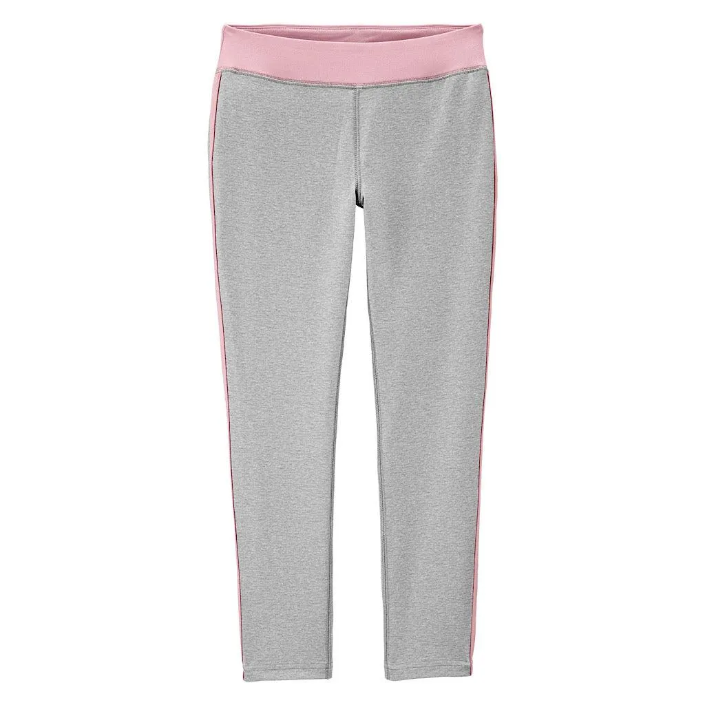 Leggings Oshkosh gris con rosa