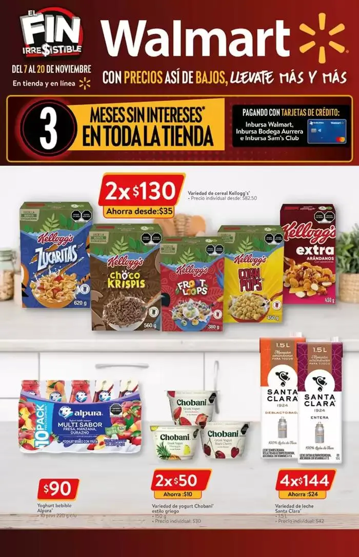 Catálogo de Walmart - Fin Irresistible 8 de noviembre al 20 de noviembre 2024 - Pagina 1