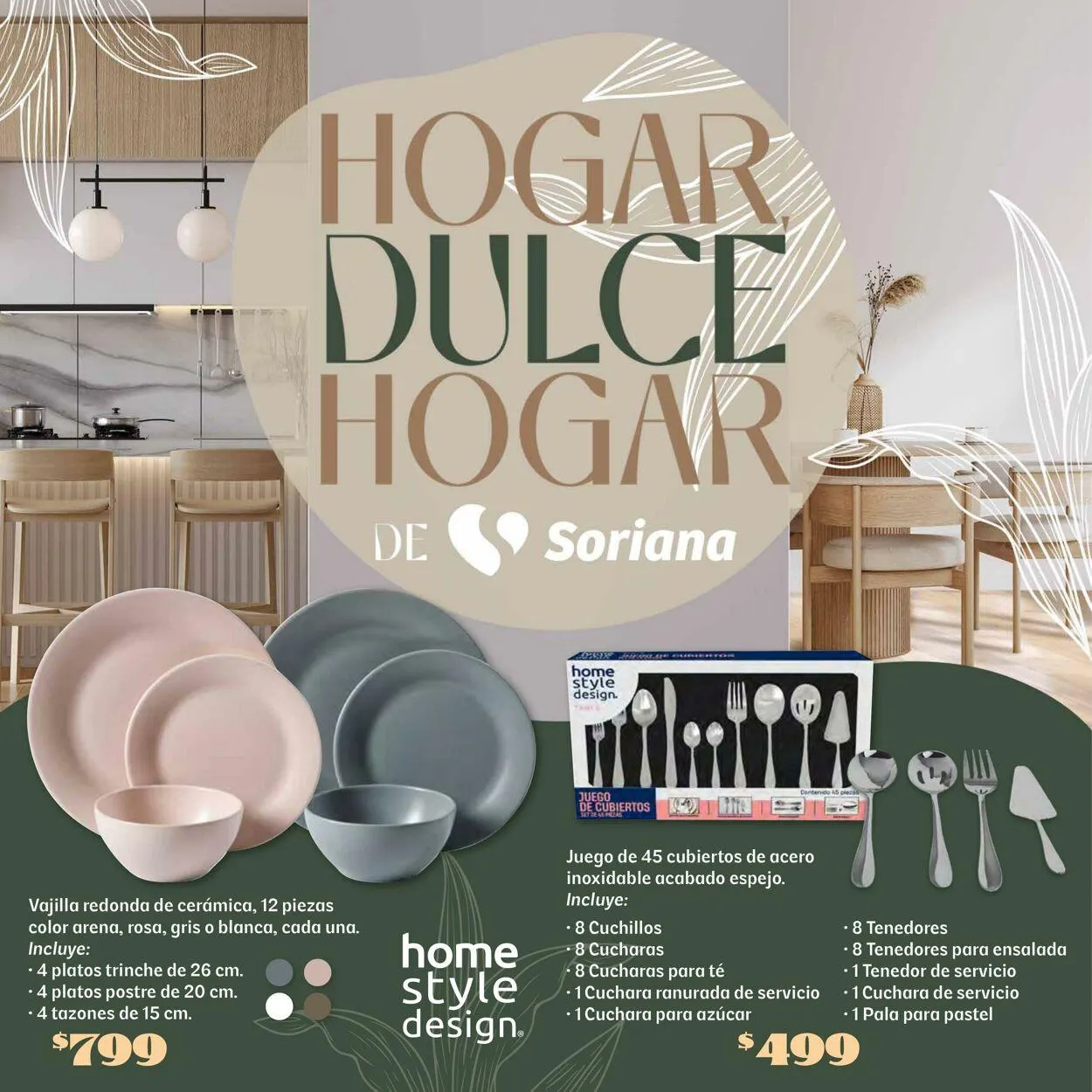 Catálogo de Soriana - Hogar Dulce Hogar Híper Nacional Oferta actual 22 de abril al 22 de mayo 2025 - Pagina 1