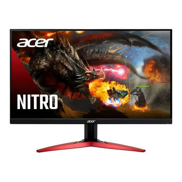 Monitor Gamer Acer Nitro KG241Y de 23.8", Resolución 1920 x 1080 (Full HD 1080p), 165Hz, 1 ms. Acer UM. QX1AA.S02