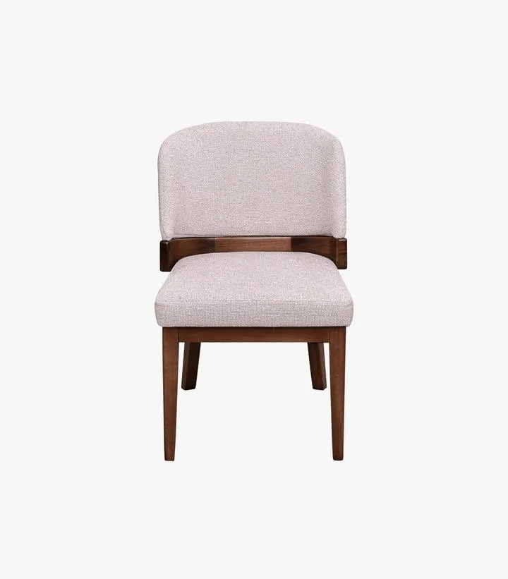 Silla Axel de tela color Gris