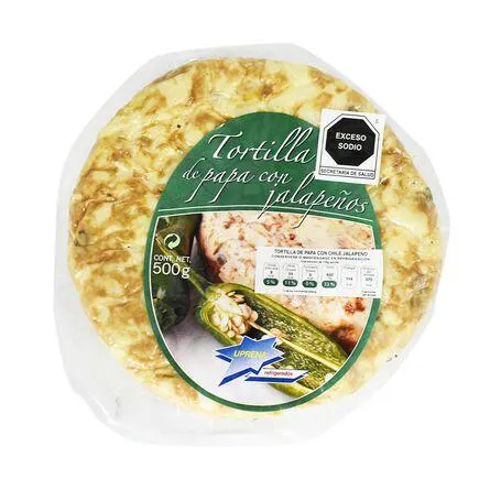 Tortilla Española Uprena con Jalapeño 500 gr